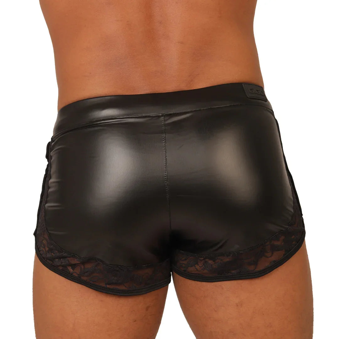 Passione Black Short back view by Gigo Underwear