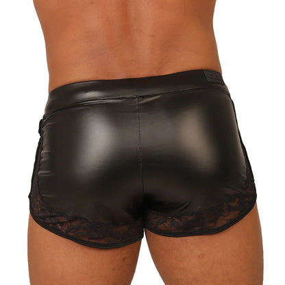 Passione Black Short back view by Gigo Underwear