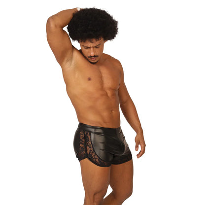 Passione Black Short on model by Gigo Underwear
