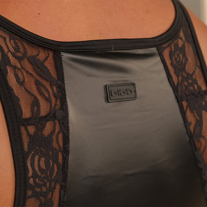 PASSIONE BLACK TANK - Gigo Underwear & MensWear