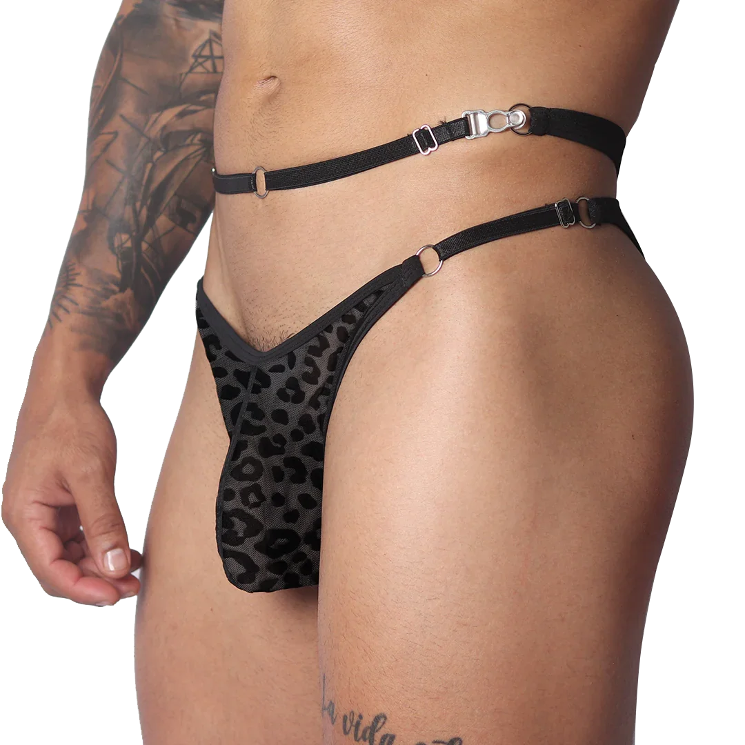 Plush Jockstrap front view by Gigo Underwear