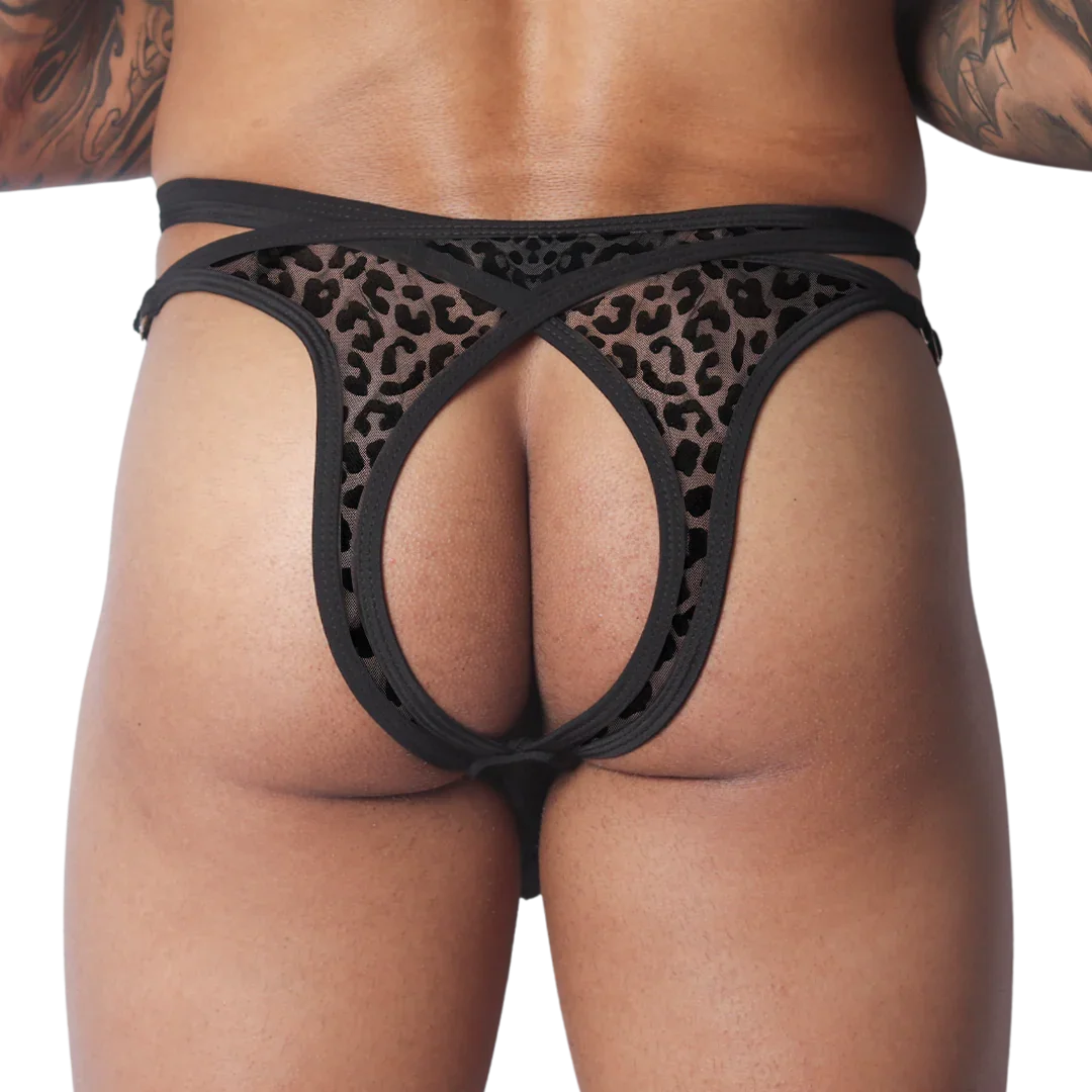 Plush Jockstrap back view by Gigo Underwear