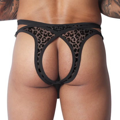 Plush Jockstrap back view by Gigo Underwear