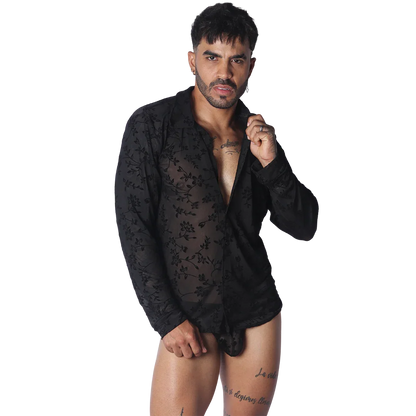 Plush Shirt on model by Gigo Underwear