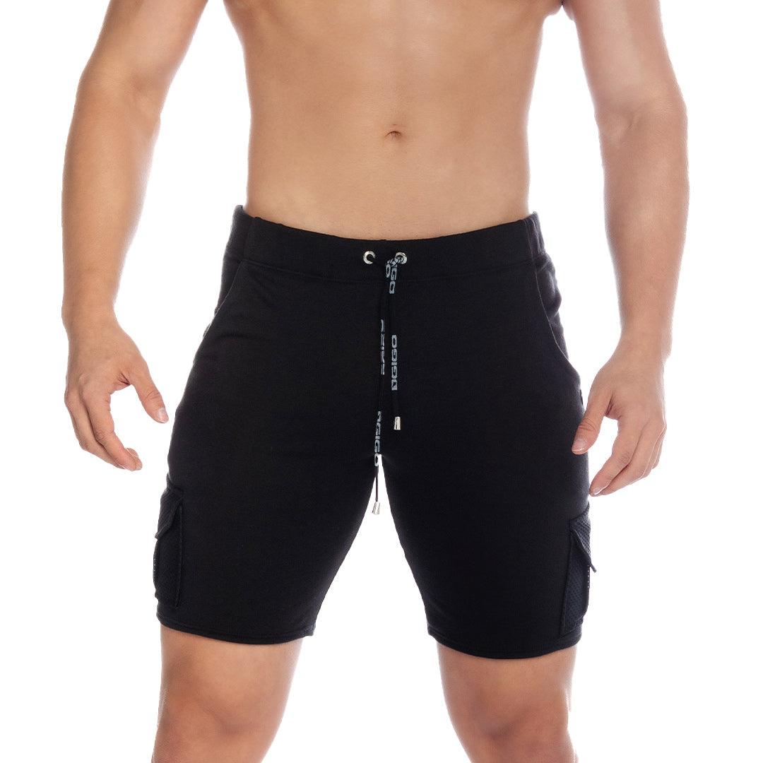 POCKET BLACK SHORT - Gigo Underwear