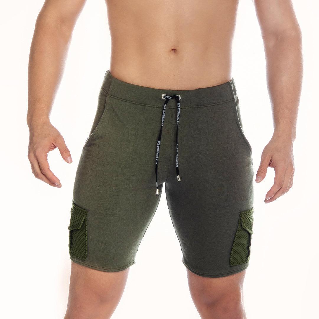 POCKET GREEN SHORT - Gigo Underwear