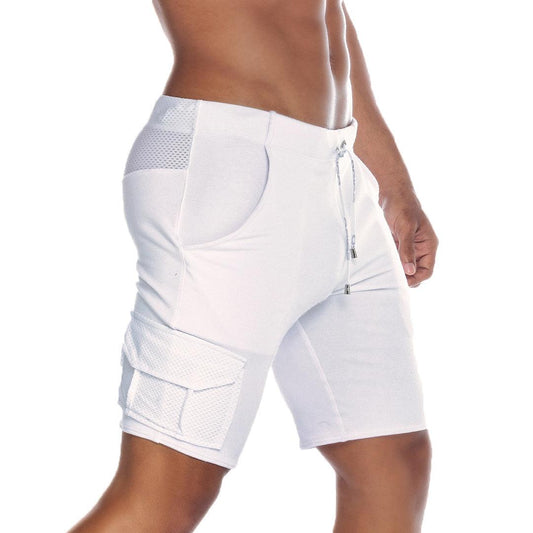 POCKET WHITE SHORT - Gigo Underwear & MensWear