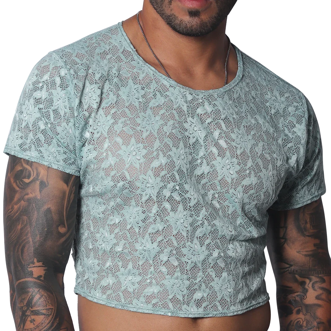 Prolix Aqua Croop Top by Gigo Underwear