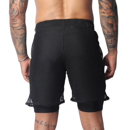 Provocative Black Short back view by Gigo Underwear