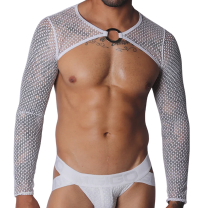 Provocative White Harness by Gigo Underwear
