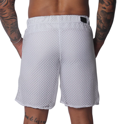 Provocative White Short back view by Gigo Underwear