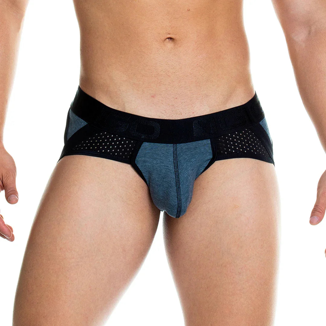 Prudence Black Brief Jockstrap back view by Gigo Underwear