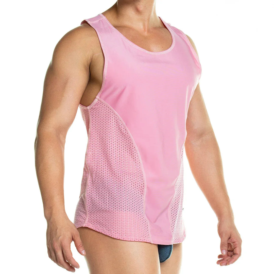 Prudence Nude Tank back view by Gigo Underwear