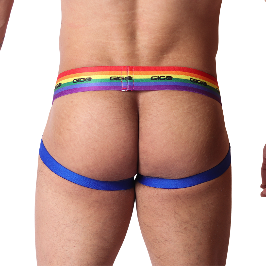 Pride Jockstrap back view by Gigo Underwear