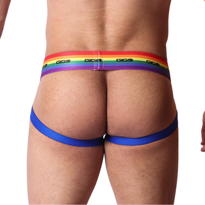 Pride Jockstrap back view by Gigo Underwear