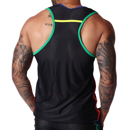Pride Tank back view by Gigo Underwear