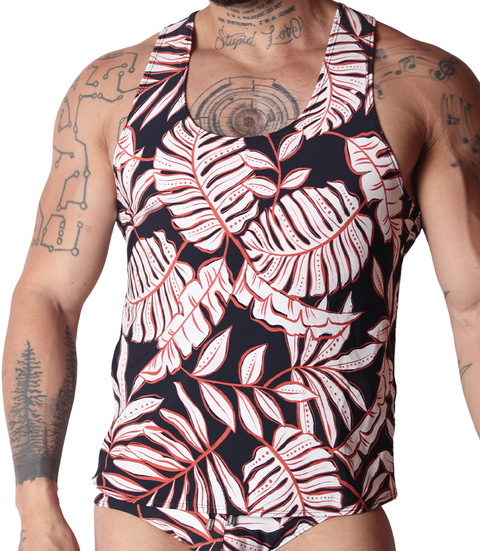 Prisma Black Tank by Gigo Underwear