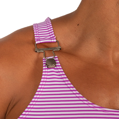 Rank Purple Tank back view by Gigo Underwear