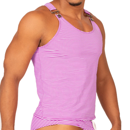 Rank Purple Tank by Gigo Underwear