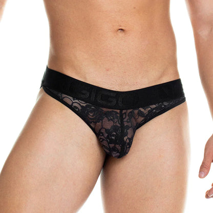 Redemotion Black Brief front view by Gigo Underwear