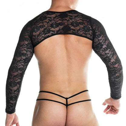 Redemotion Black Harness front view by Gigo Underwear