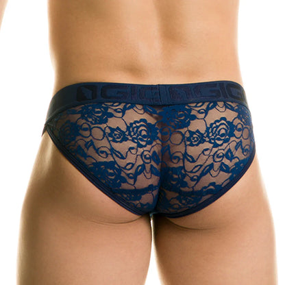 Redemotion Blue Brief on model by Gigo Underwear