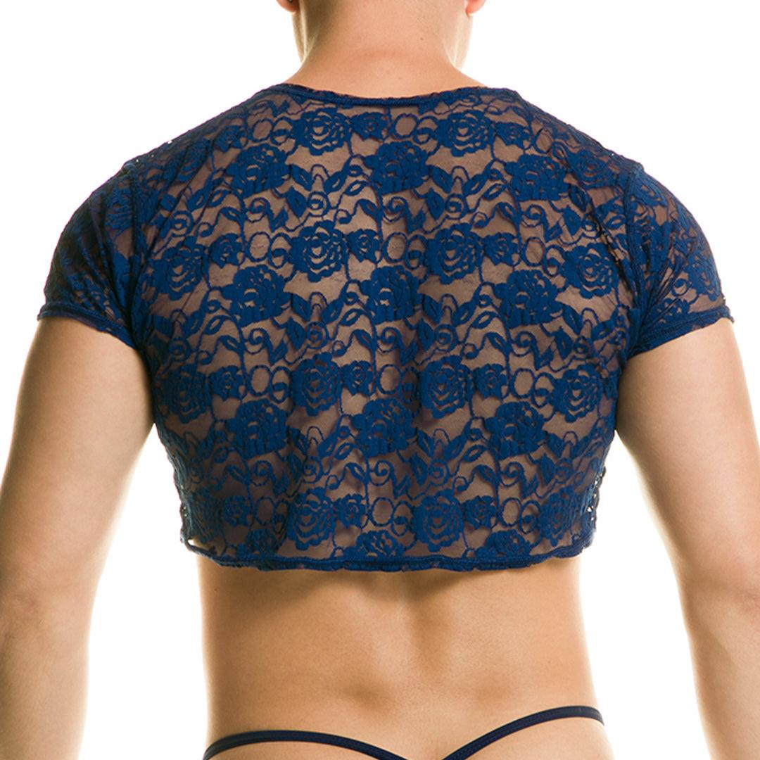 REDEMOTION BLUE CROOP TOP - Gigo Underwear & MensWear