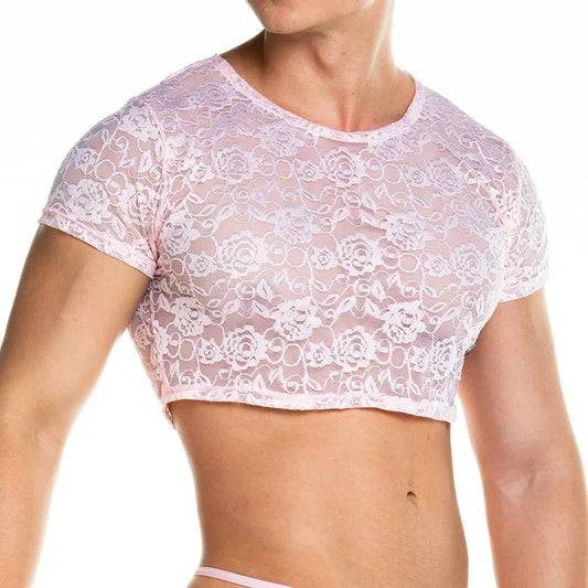 Redemotion Pink Croop Top by Gigo Underwear