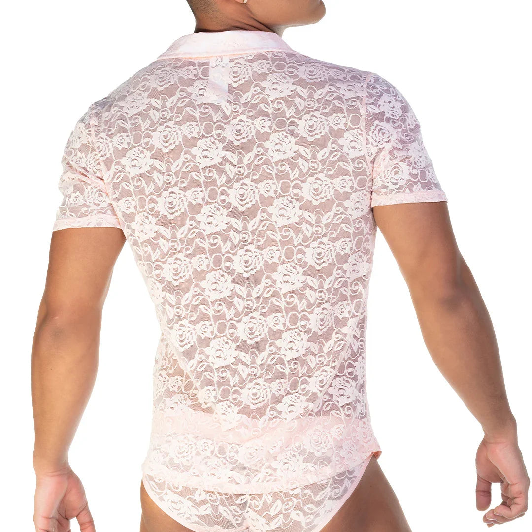 Redemotion Pink Shirt front view by Gigo Underwear