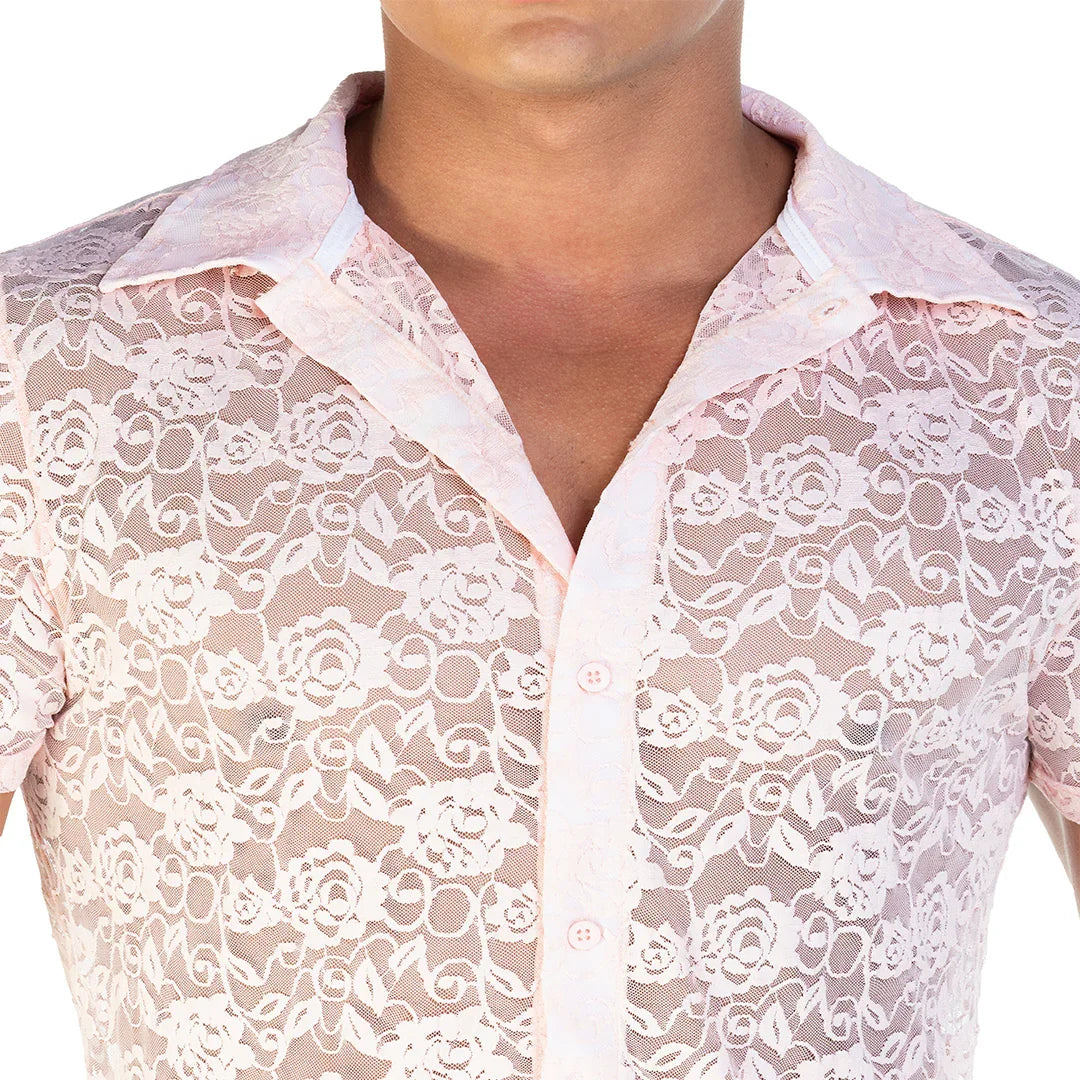 Redemotion Pink Shirt back view by Gigo Underwear