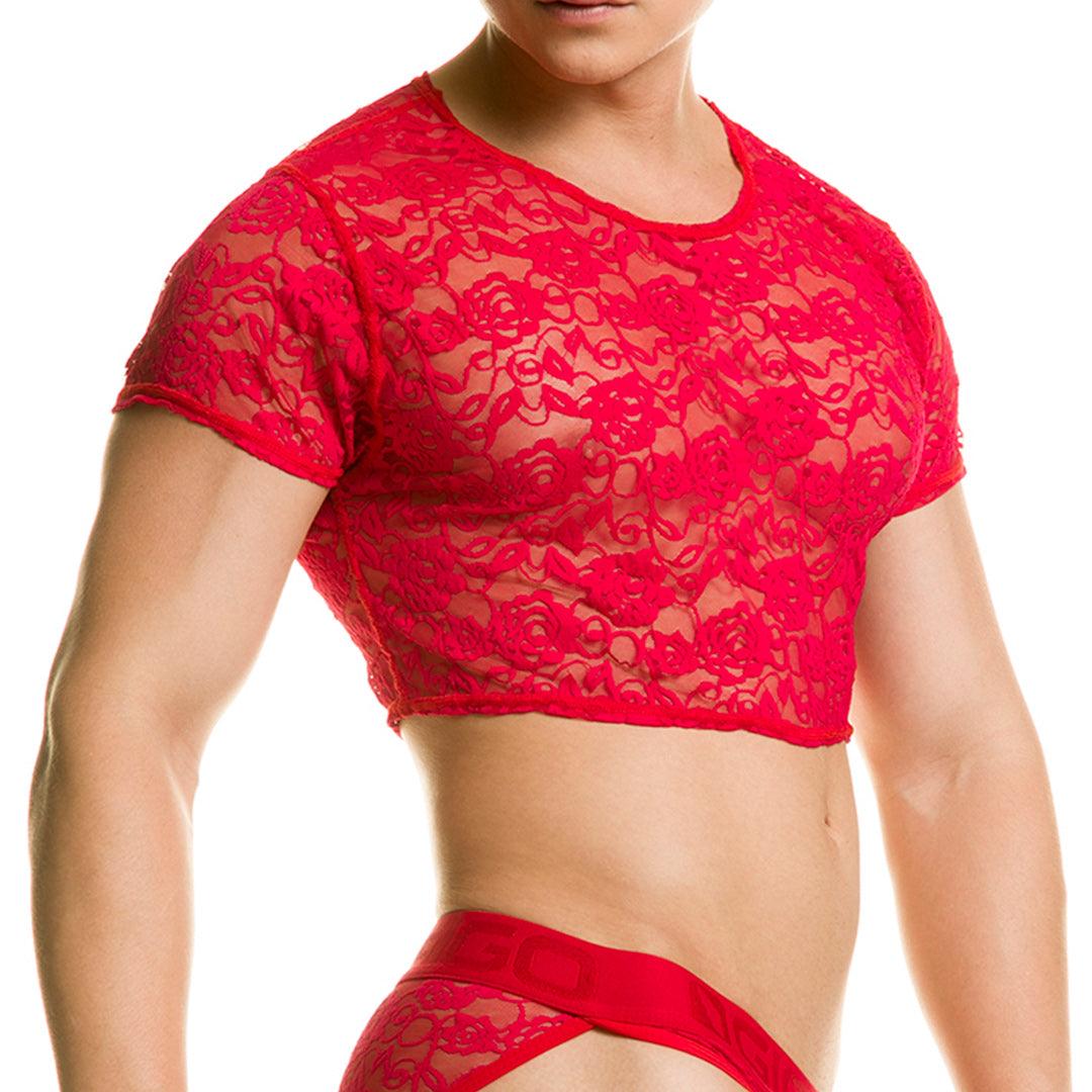 REDEMOTION RED CROOP TOP - Gigo Underwear & MensWear