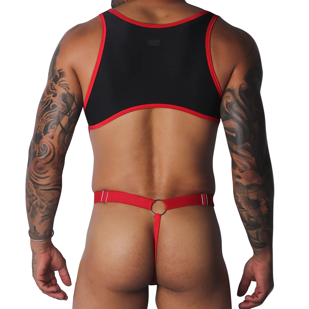 Romantic Black Body back view by Gigo Underwear
