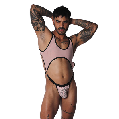 Romantic Pink Body on model by Gigo Underwear
