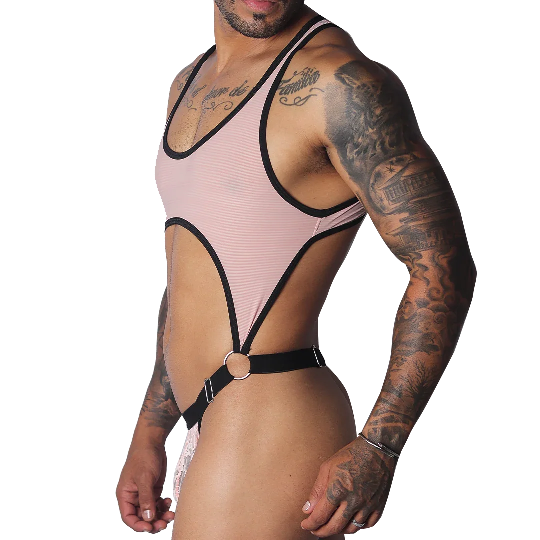 Romantic Pink Body front view by Gigo Underwear