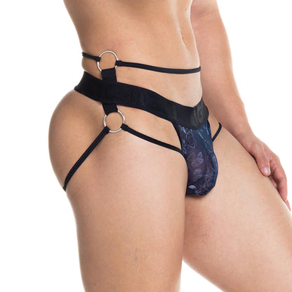 Rose Black Jockstrap by Gigo Underwear