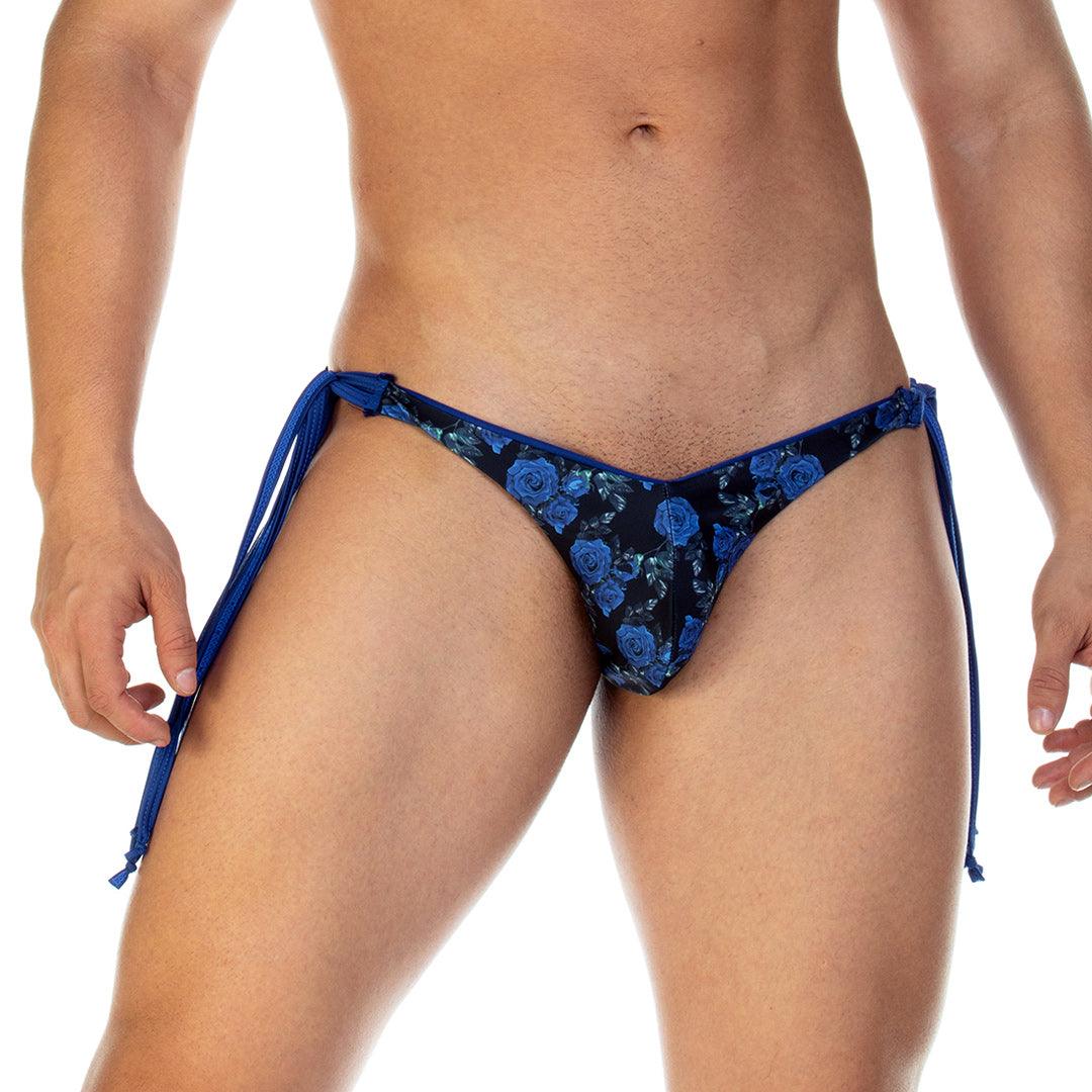 ROSE BLUE SWIM BRIEF - Gigo Underwear