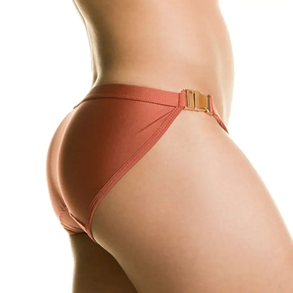 Rush Brown Swim Brief back view by Gigo Underwear