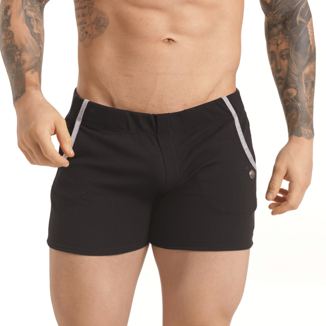 SCANALING BLACK SHORT - Gigo Underwear