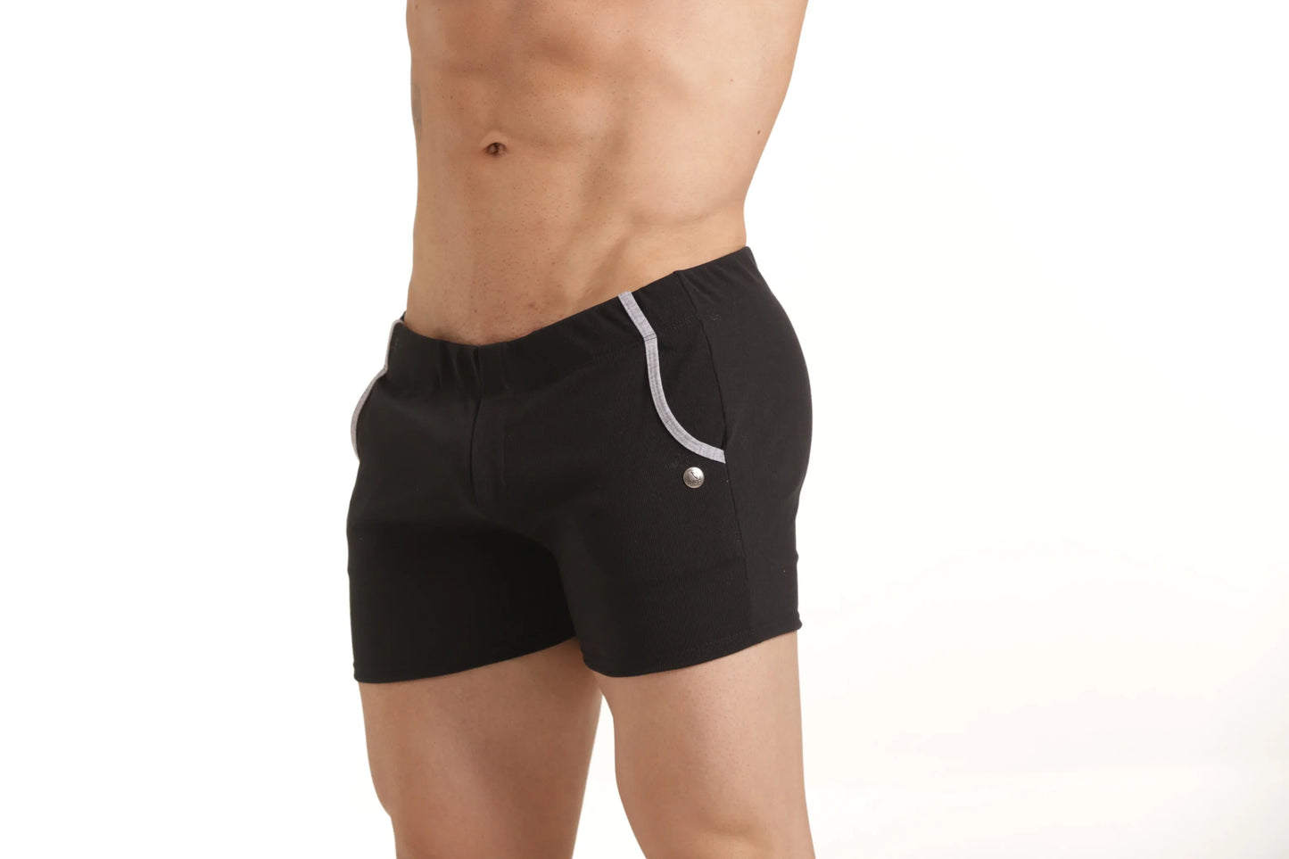 Scanaling Black Short back view by Gigo Underwear