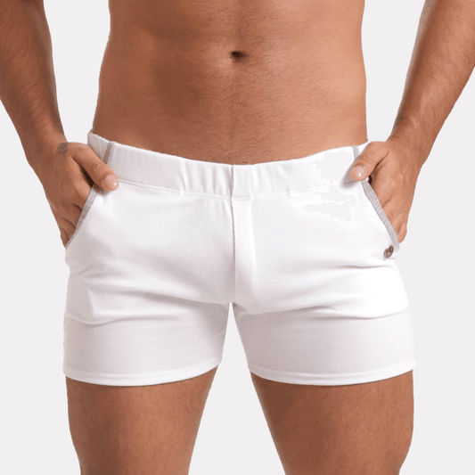 SCANALING WHITE SHORT - Gigo Underwear