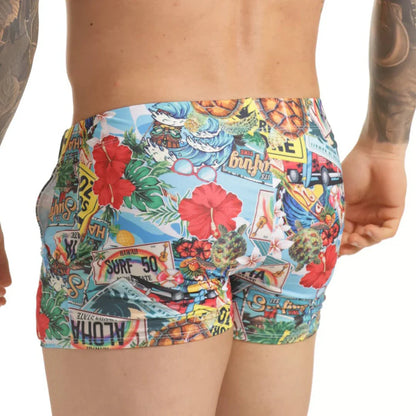 Seventies Beachwear back view by Gigo Underwear