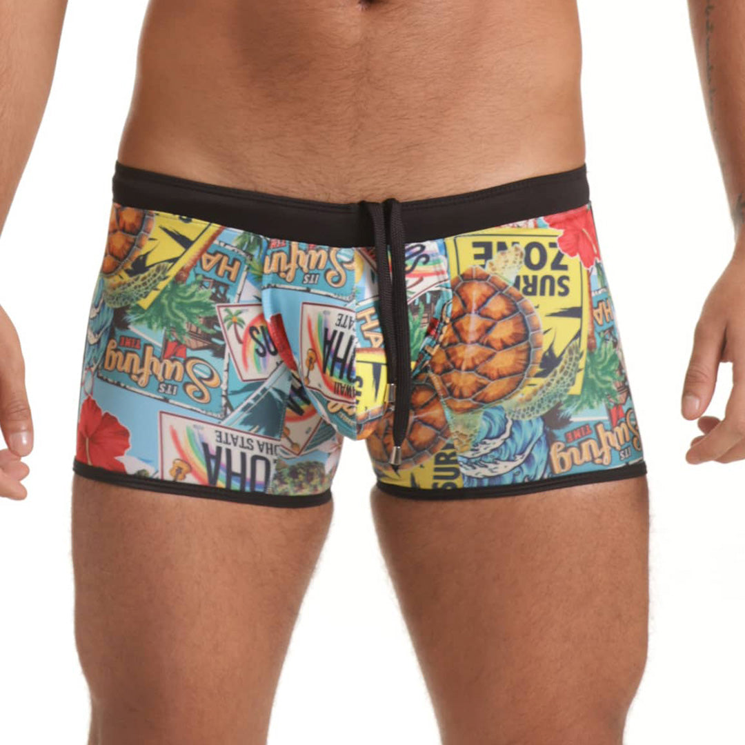 SEVENTIES SWIM TRUNK