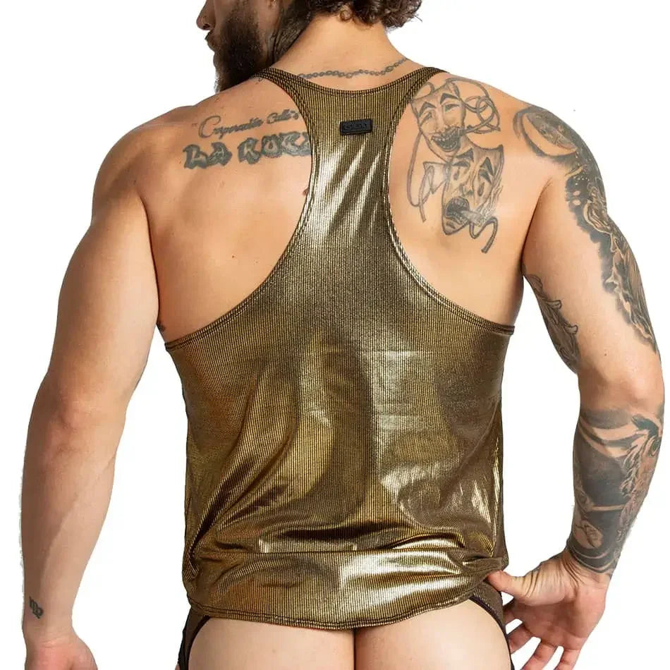 Shinese Tank front view by Gigo Underwear