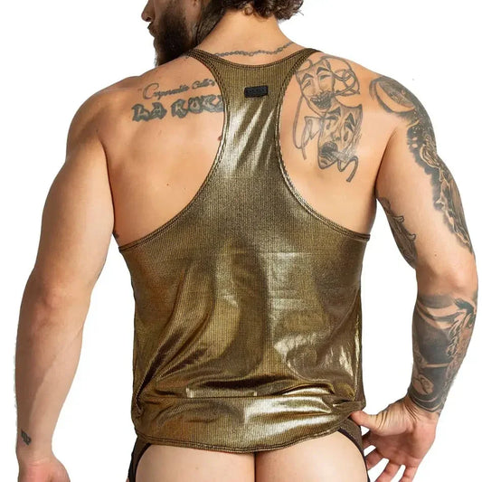 Shinese Tank front view by Gigo Underwear