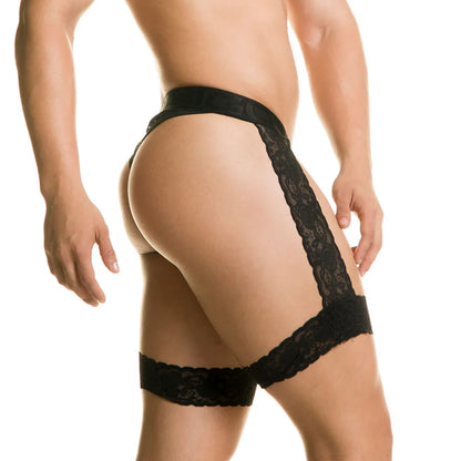 Sinner Black Gelbert Belt front view by Gigo Underwear