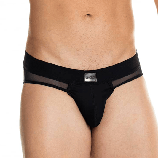 SKIN BLACK BRIEF JOCKSTRAP - Gigo Underwear & MensWear