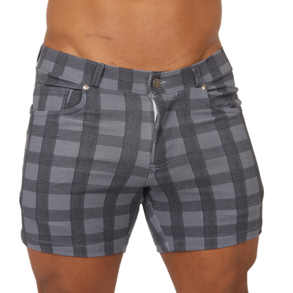 Social Blue Square Short by Gigo Underwear