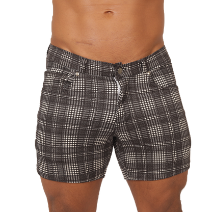 SOCIAL GRAY SQUARE SHORT - Gigo Underwear New Collection