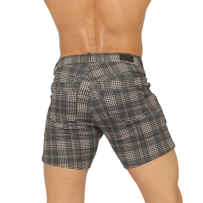 Social Green Short back view by Gigo Underwear