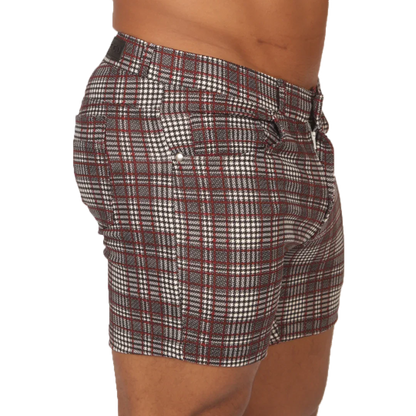 Social Red Short front view by Gigo Underwear